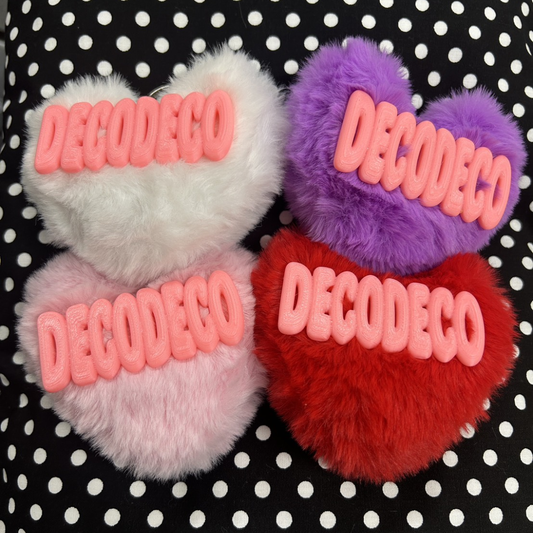 【数量限定ハートチャーム付き】DECODECOカバー［ウォームレッド］